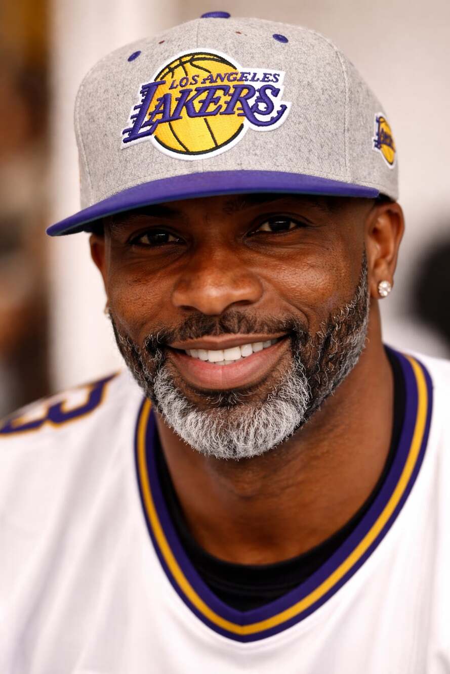 Mitchell & Ness Los Angeles Lakers NBA Melton Snapback Hat - Heather Gray/Purple